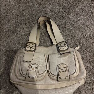 Michael Kors Cream Leather Purse